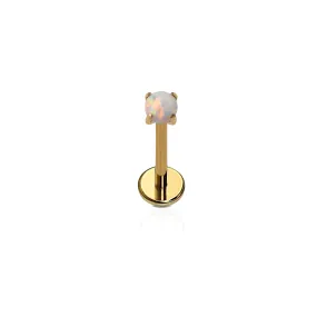 2mm Opal Pronged Flat Back Stud