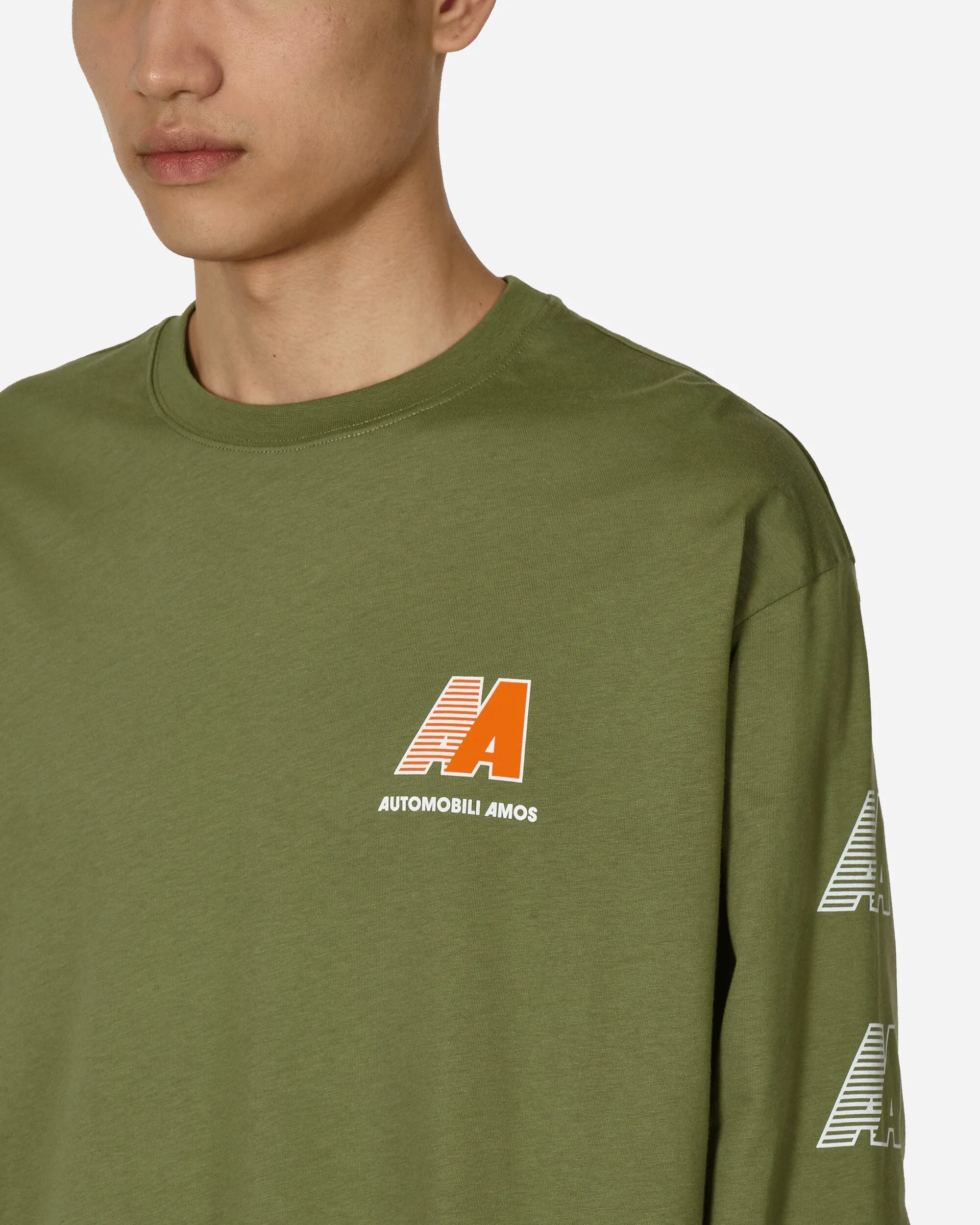 AA Logo Longsleeve T-Shirt Army Green