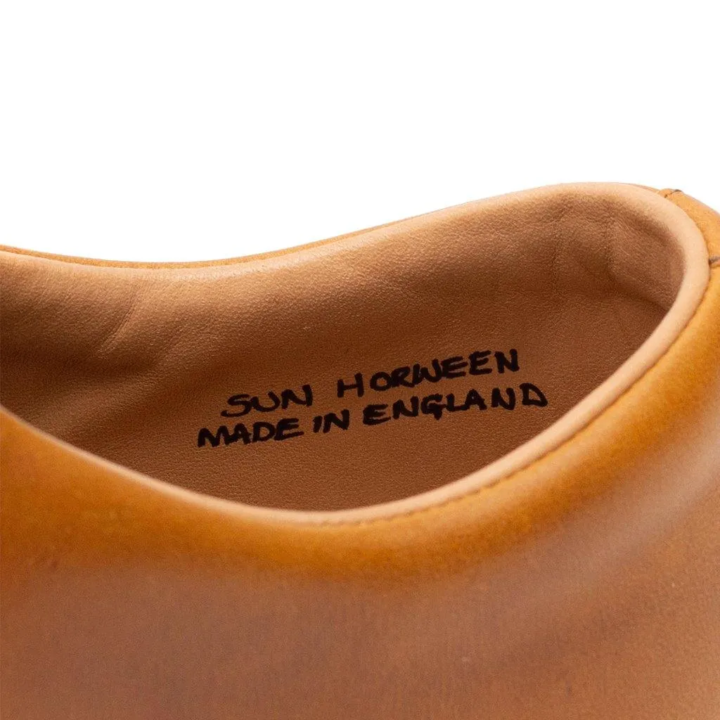 Abington Hi Toe Cap - Horween Natural Chromexcel