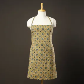 Ajrakh Block Printed Cotton Apron with Pocket 25