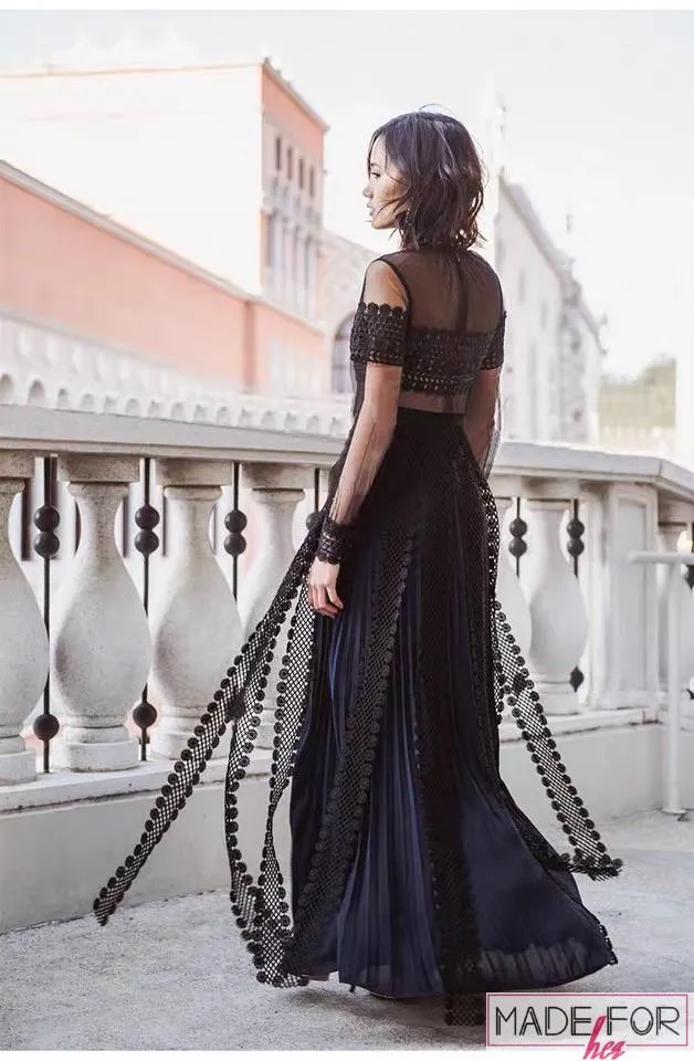 Ankita Sharma In Our Lace Patchwork Maxi Dress