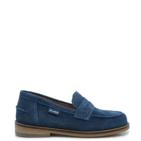 Atlanta Mocassin Blue Jeans Suede Chunky Loafer