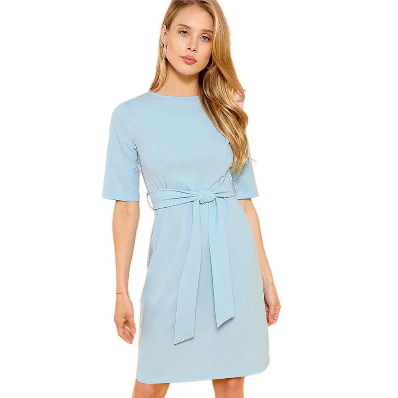 BAILEY BLUE SHEATH DRESS