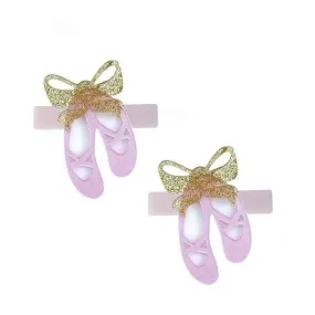 Ballet Slippers Alligator Clips (Set of 2)