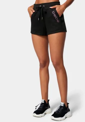 Bebe Logo Nailhead Shorts