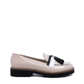 Beberlis Pink Florentic Tassel Chunky Loafer