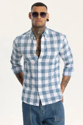 Blue Checks Linen shirt