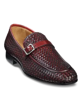 Brennan Belted Loafer - Burgundy