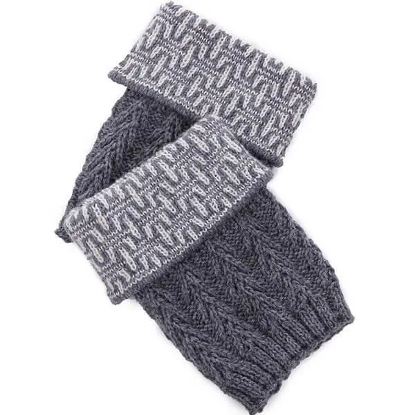 Cable Knit Boot Cuffs - Assorted Colors