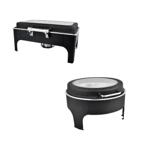 Chafing Dish - Flat Top Black