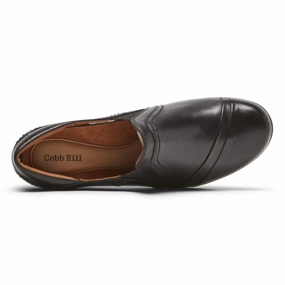 Cobb Hill LAUREL SLIP-ON BLACK LEATHER