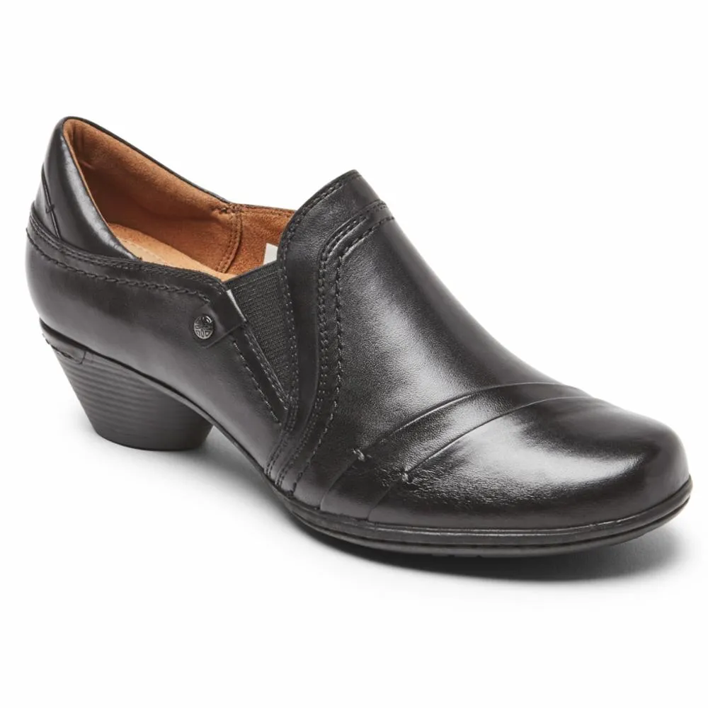 Cobb Hill LAUREL SLIP-ON BLACK LEATHER