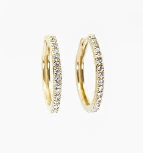 Crystal Hoops