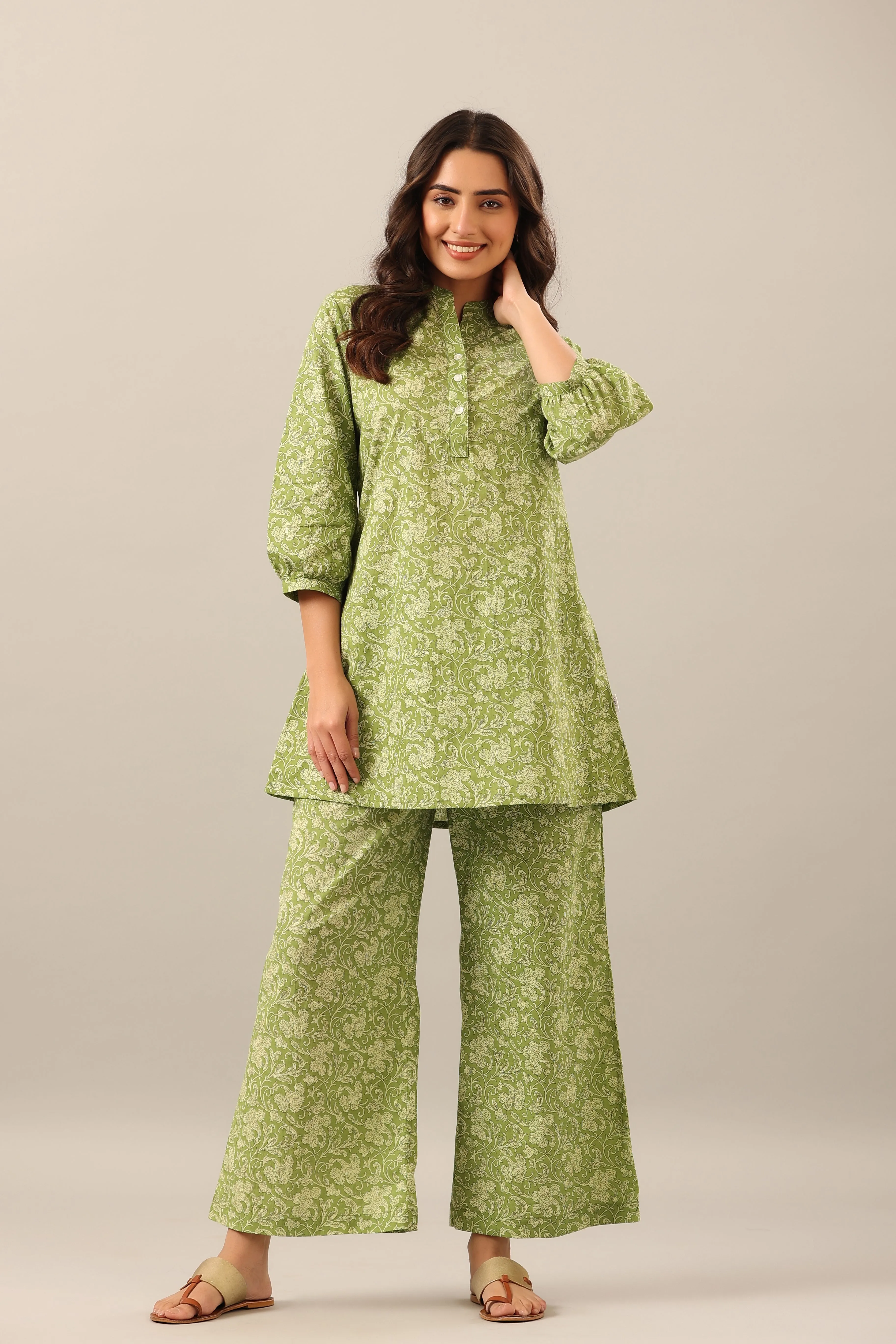 Daisy Earth Cotton Co-ord Lounge Set