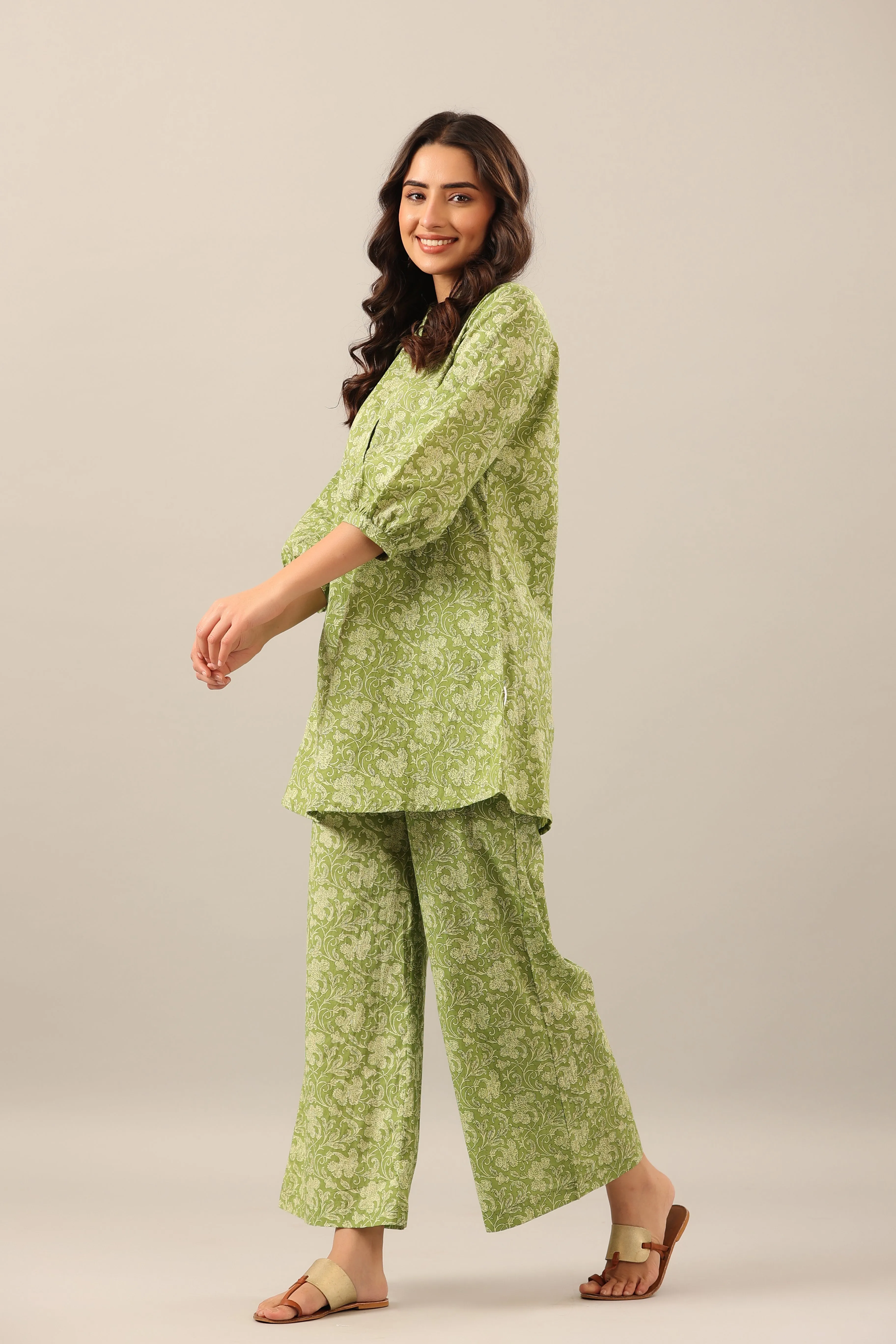 Daisy Earth Cotton Co-ord Lounge Set