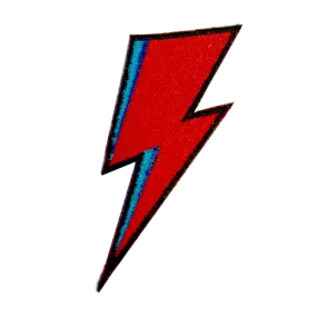 DAVID BOWIE LIGHTNING BOLT MultiMoodz Patch