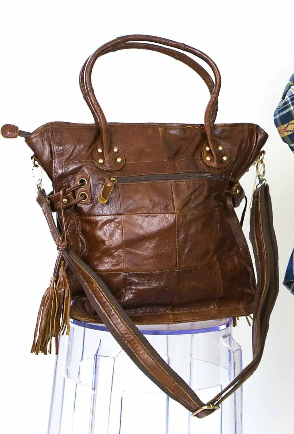 Day Trip Leather Tote