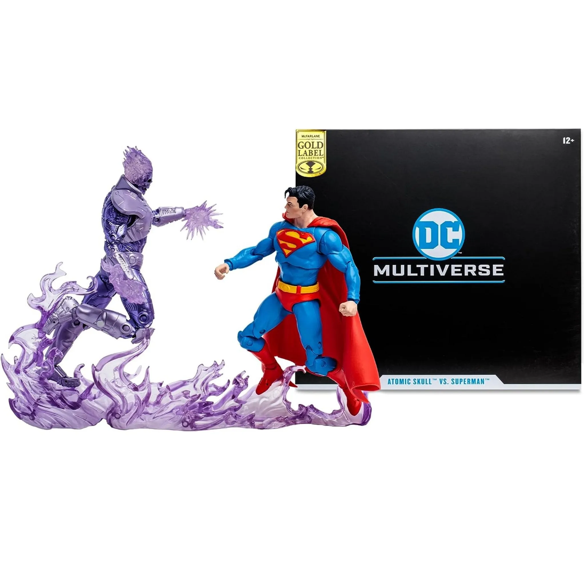 DC Multiverse Exclusive Gold Label Atomic Skull vs. Superman 2-Pack