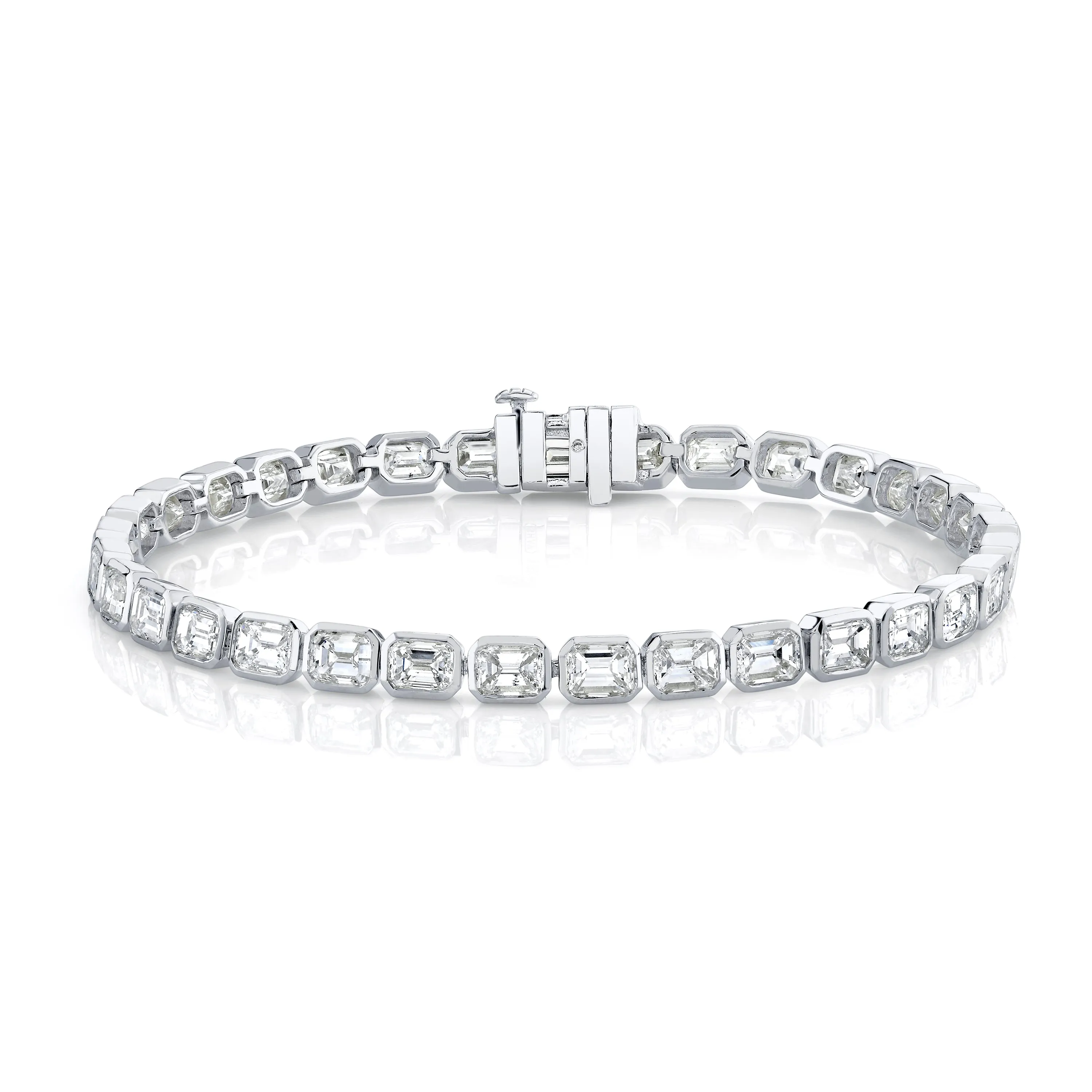 DIAMOND EAST WEST TENNIS BRACELET