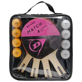 Dunlop Match 4 Player Table Tennis Set