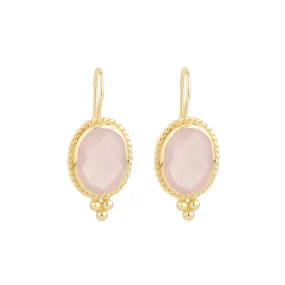 Rose Quartz Alia Earrings