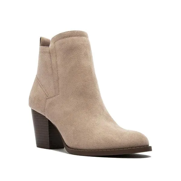 Faux Suede Bootie