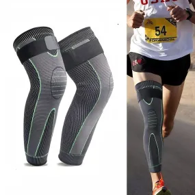 FlexVybe™ Compression Full Leg Knee Brace: Long Support Sleeve, Joint Relief