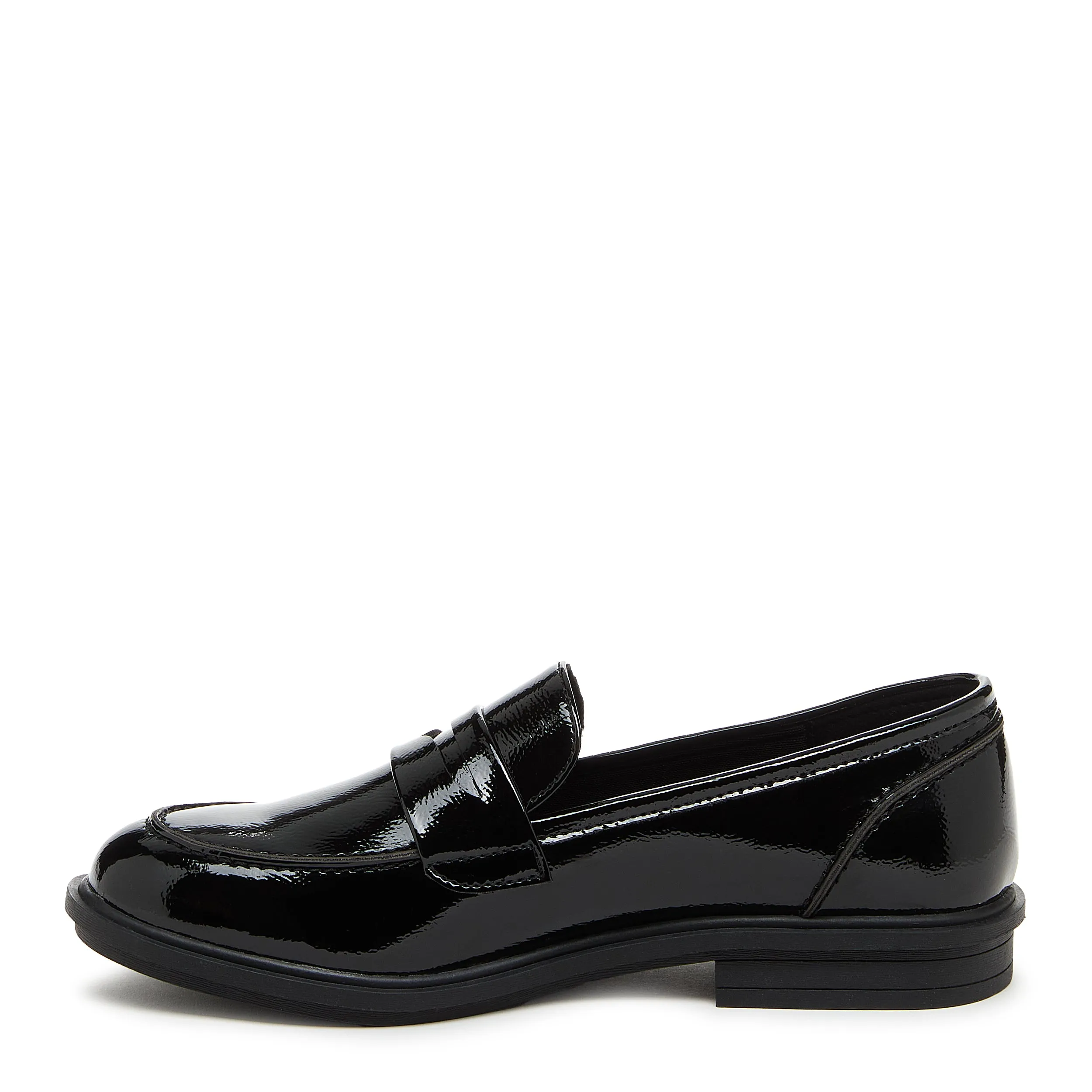 Gabby Black Patent Loafer