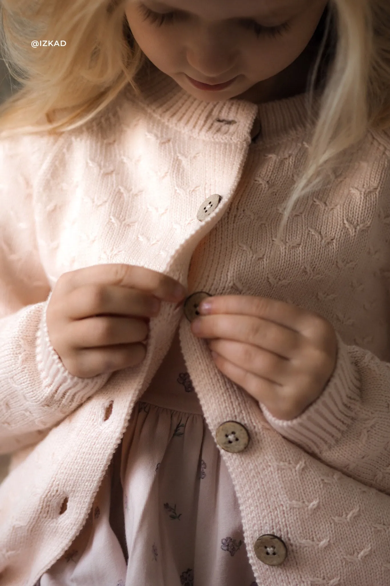 Gabrielle Cardigan - Ballet Pink