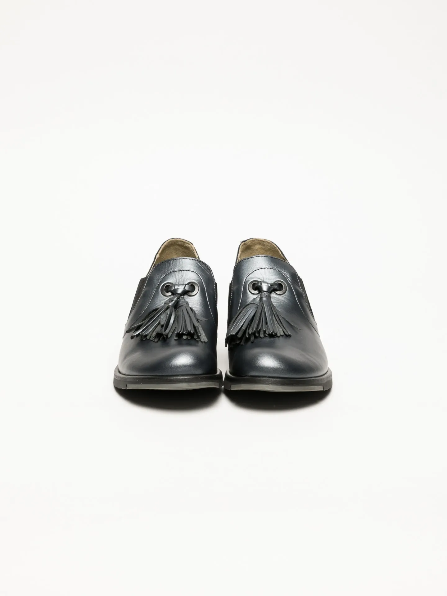 Gray Round Toe Shoes