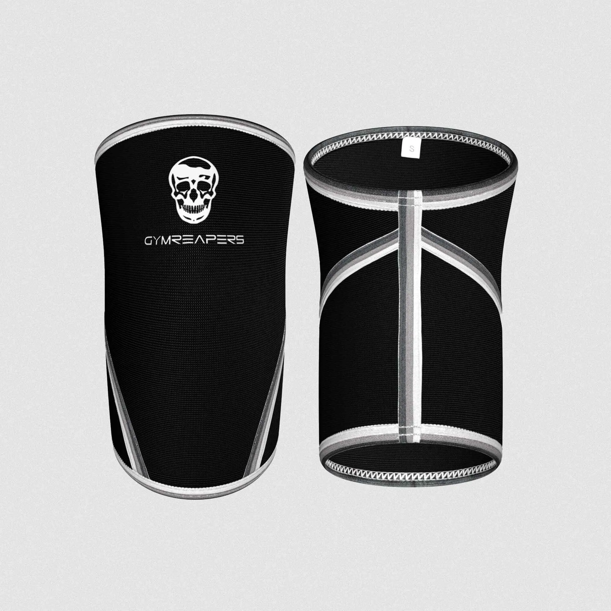 Gymreapers 7MM Knee Sleeves - Black/White