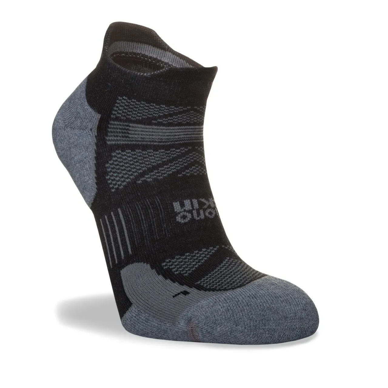 Hilly Supreme Socklet Med - Black/Grey Marl