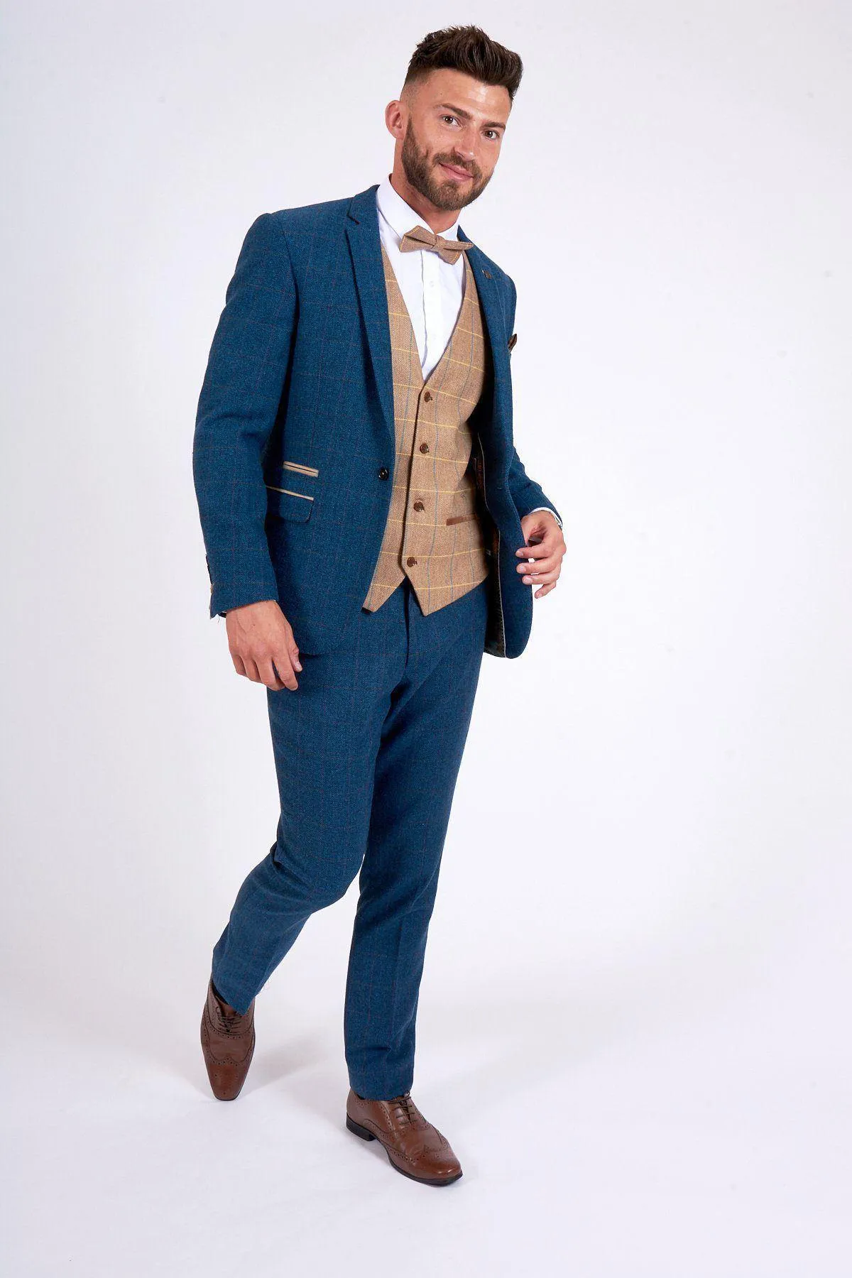 Hollyoaks Jacob Roberts (Damon Kinsella) in Dion Suit with DX7 Waistcoat