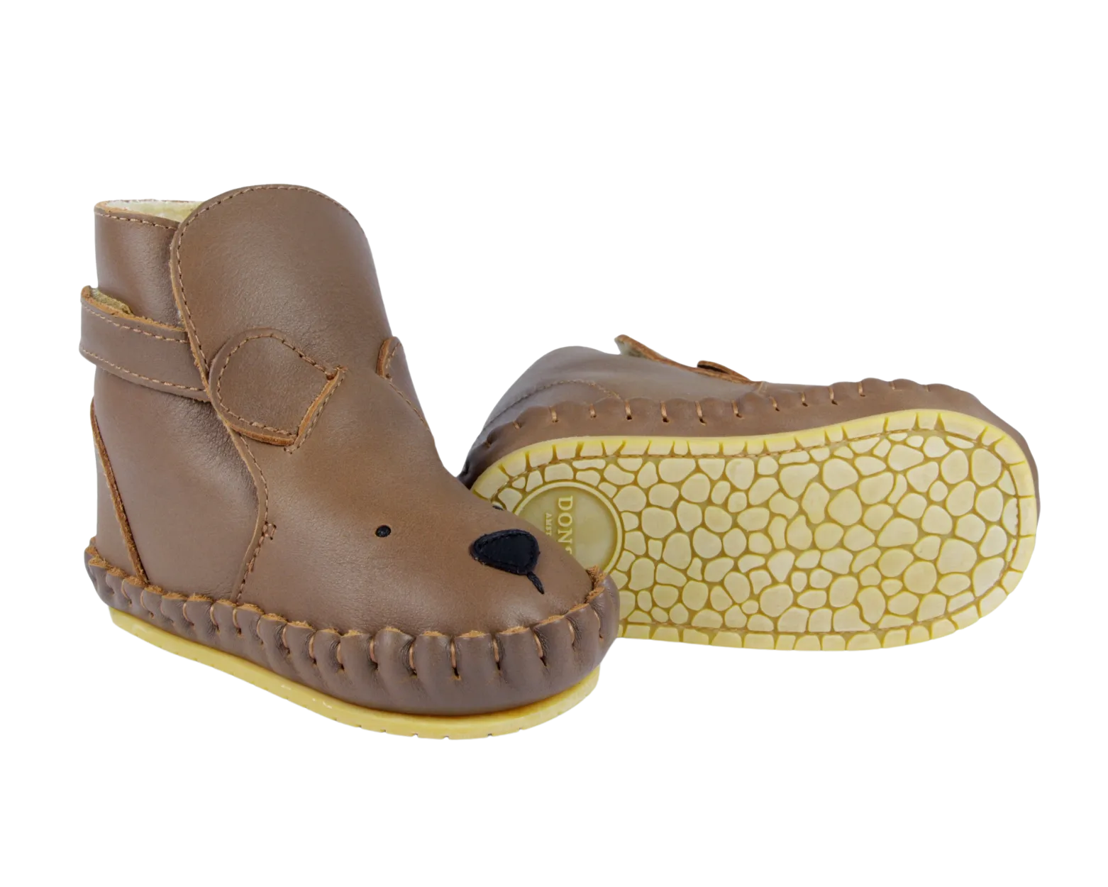 Kapi Classic Booties | Bear | Cognac Classic Leather