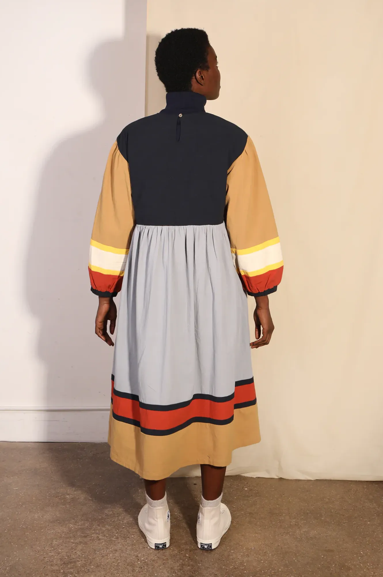 L.F. Markey Sloane Colourblock Quilt Dress