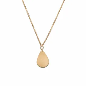 <!--NK899-->single teardrop necklace