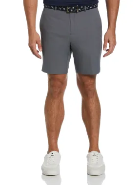 Men's Flat Front Solid Golf Shorts