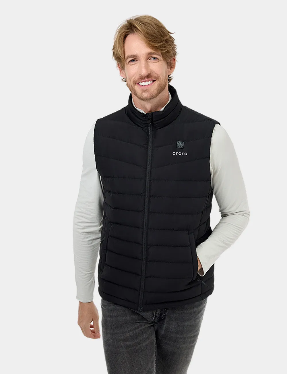 Men's Heated Lightweight Down Vest (Apparel Only)