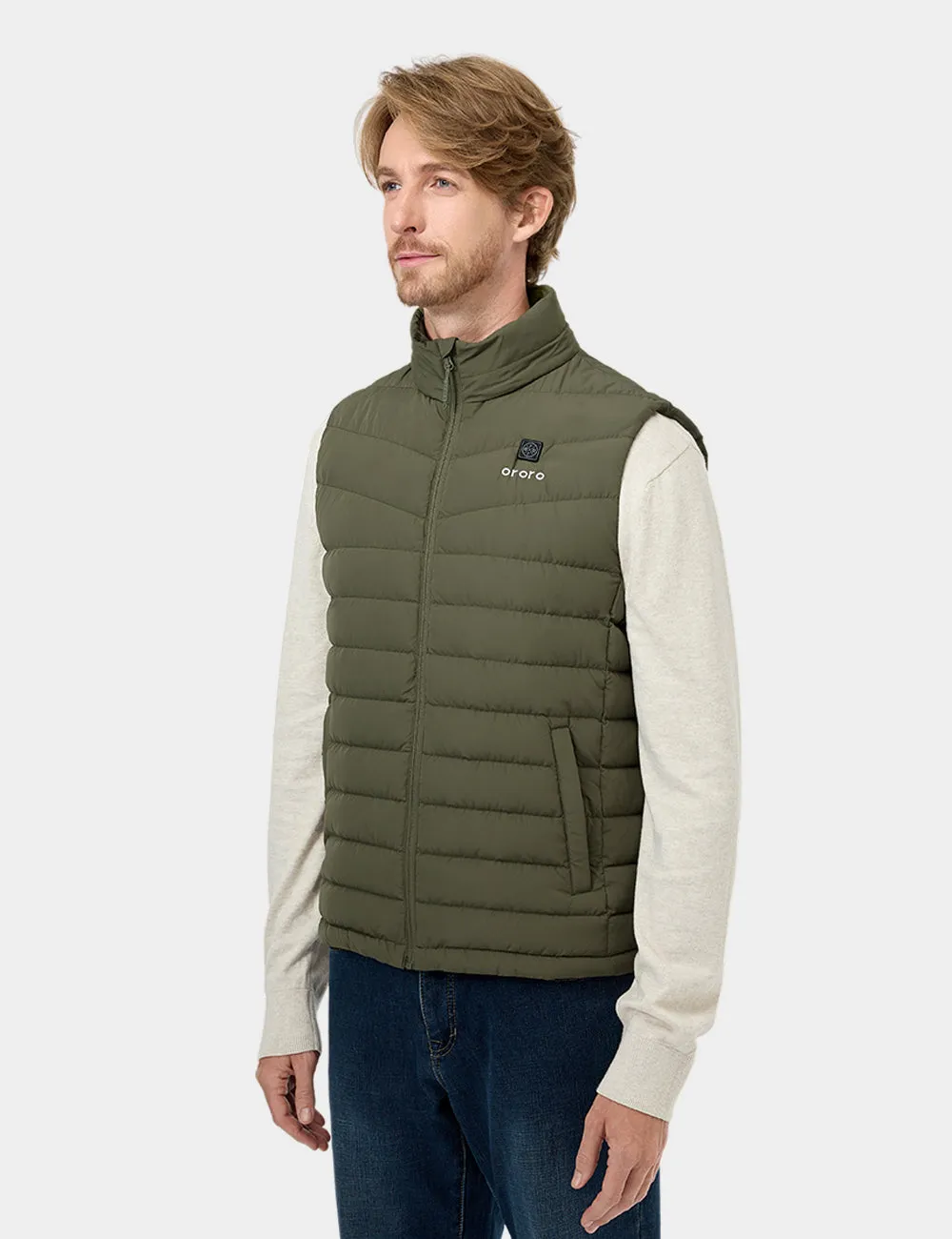 Men's Heated Lightweight Down Vest (Apparel Only)