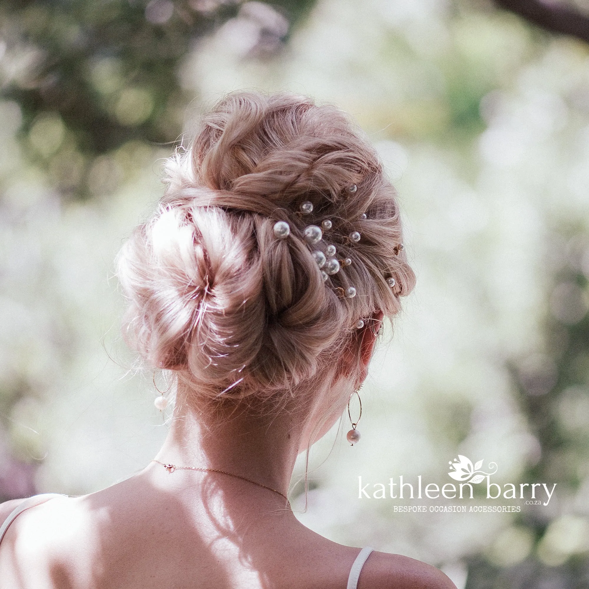 Oversize pearl hair pin - clusters or individual (sold separately) white or ivory options - PRICED FROM