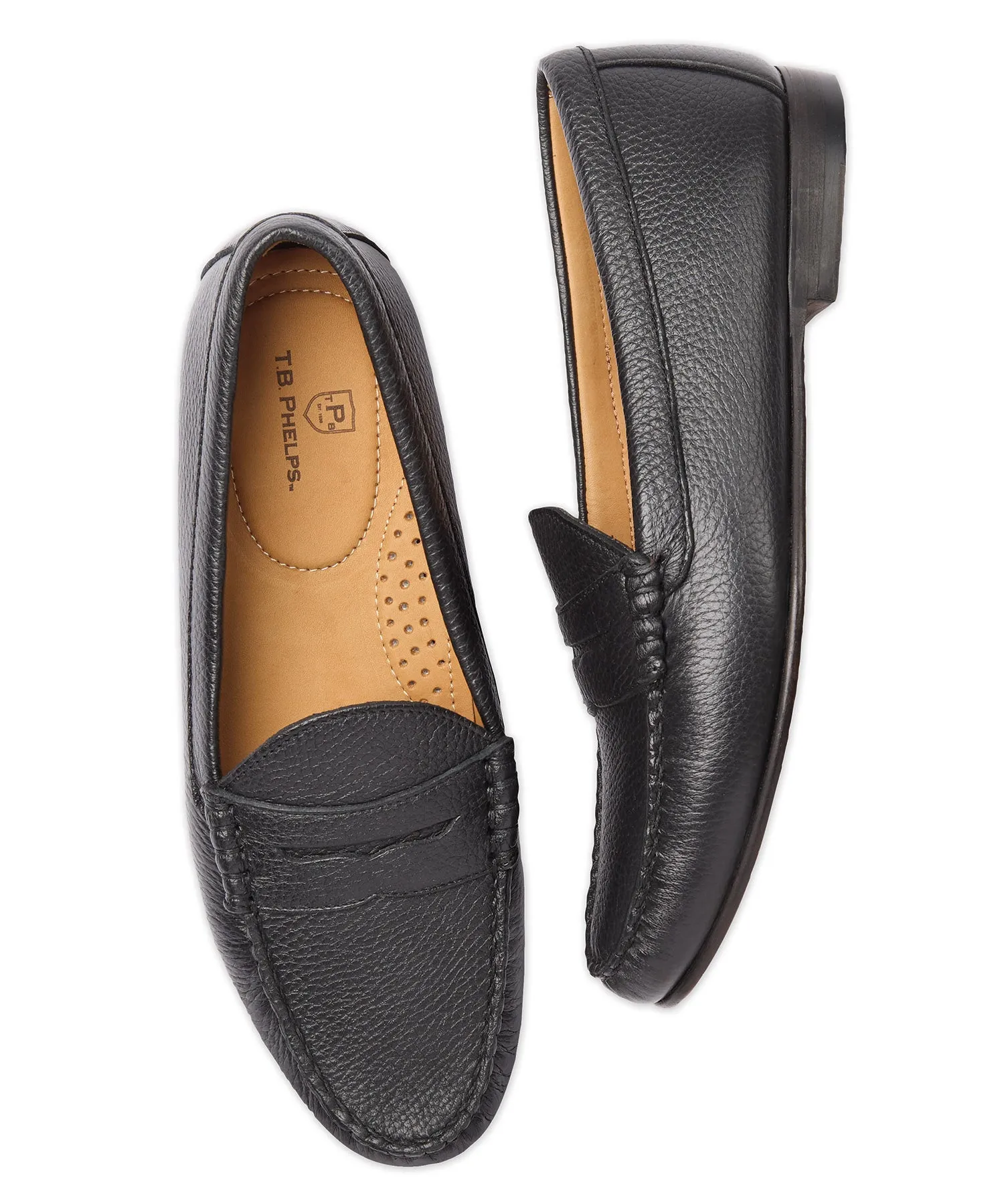 PHELPS Ventura Deerskin Penny Loafer