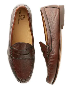 PHELPS Ventura Deerskin Penny Loafer