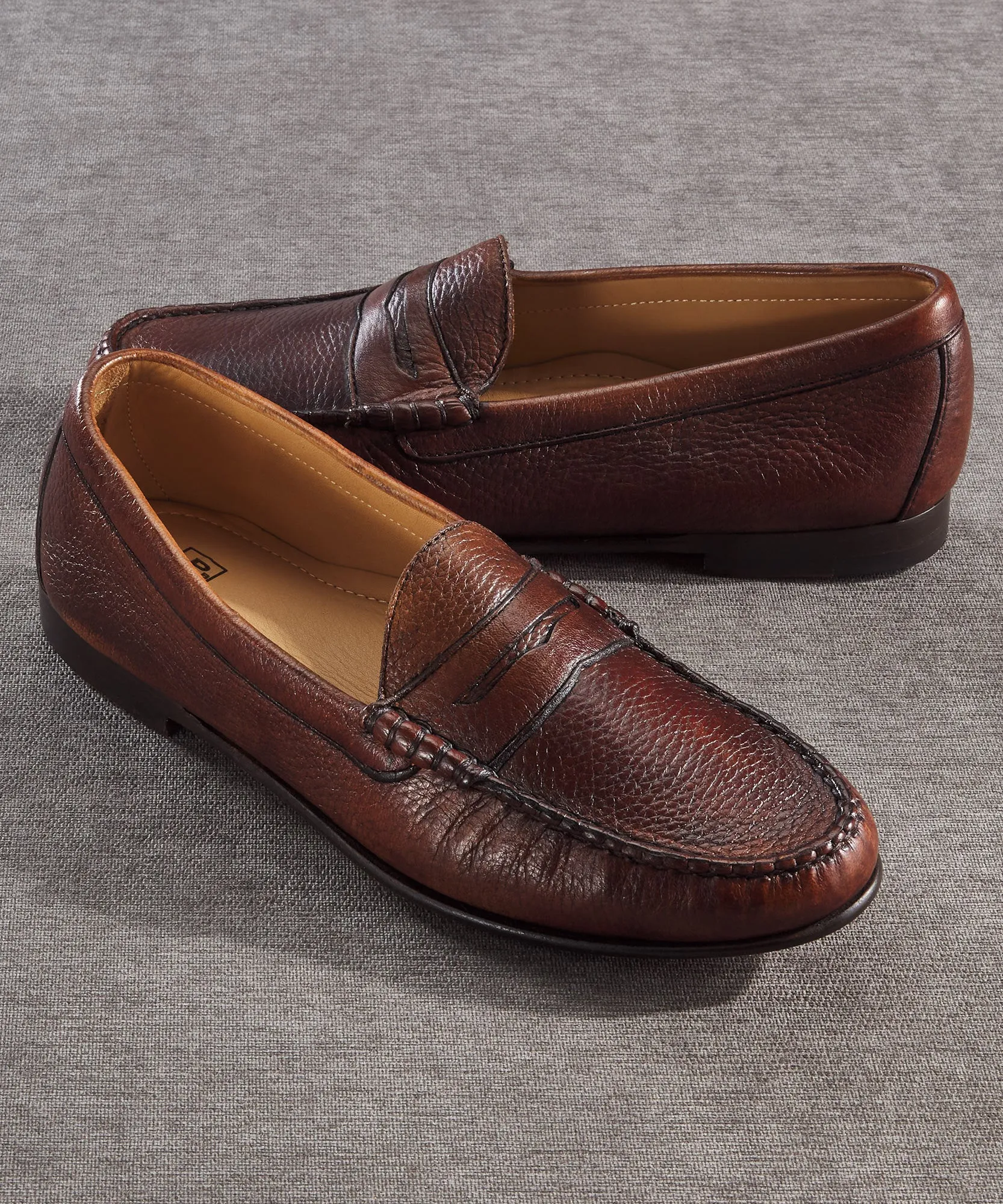 PHELPS Ventura Deerskin Penny Loafer