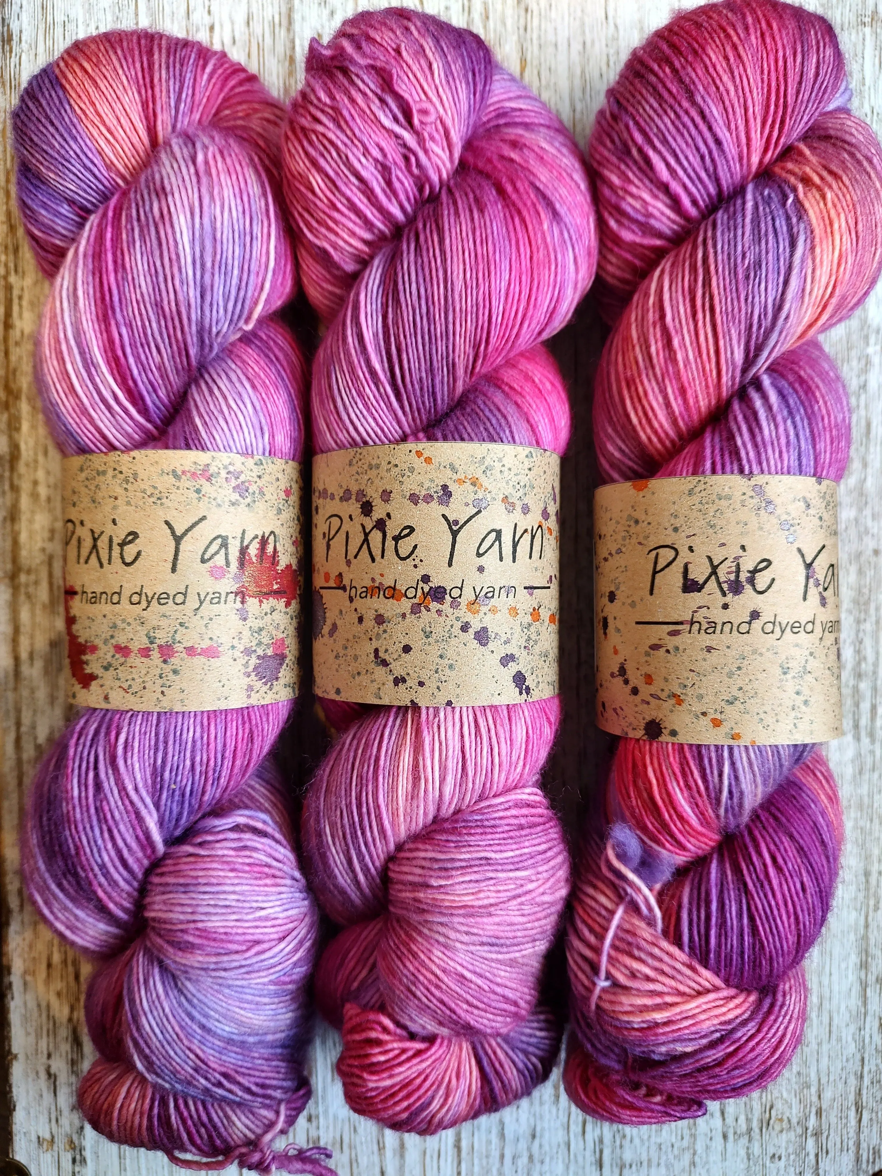 Pixie Yarn Merino Singles 4 ply