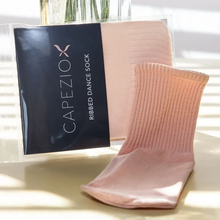 Ribbed Ballet Socks [Ballet Pink]