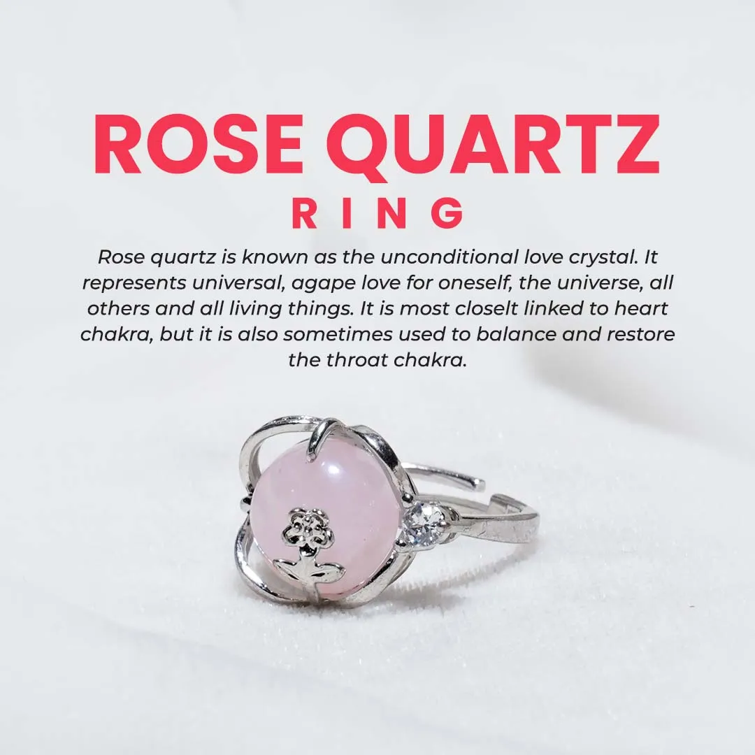 Rose Quartz Ring