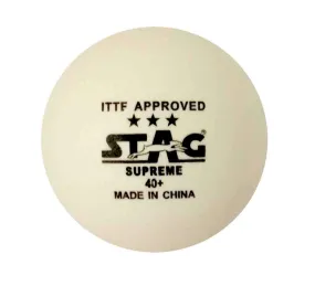 Stag 3 Star Supreme Plastic Table Tennis TT Ball