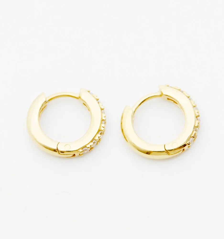 Studded Hoop Earrings