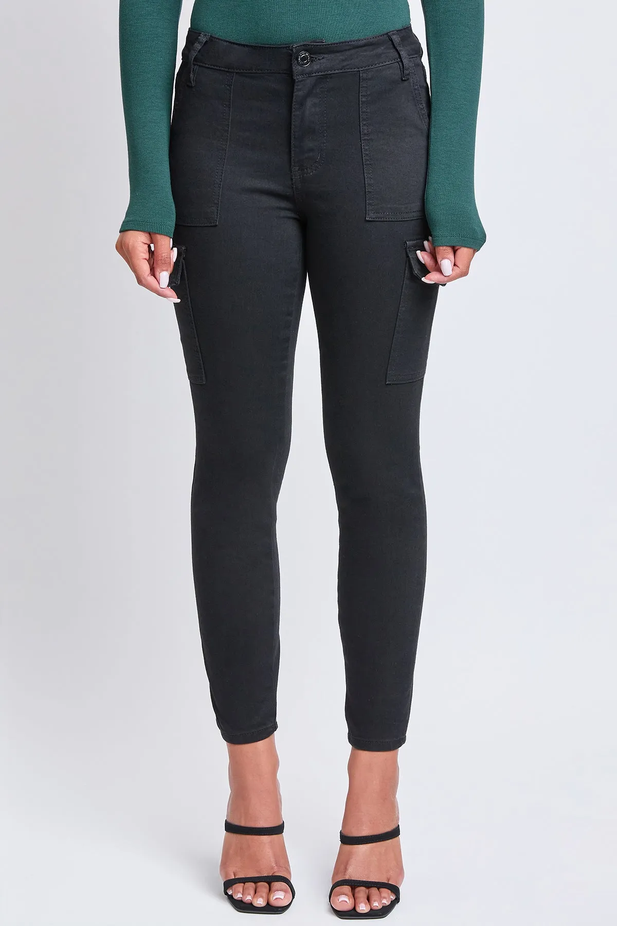 Women's High Rise Skinny Cargo Jeans