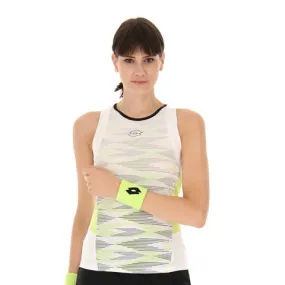 Women's White/Green Tech I D4 Tank